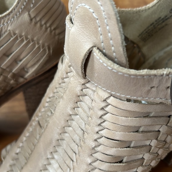 Naughty Monkey Woven Leather PeepToes - Picture 6 of 7